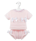 Satin Bow Top & Bloomers