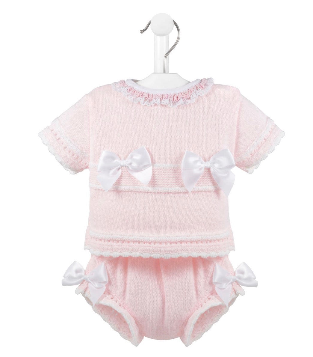 Satin Bow Top & Bloomers