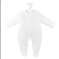 Knitted Bunny Onesie - White