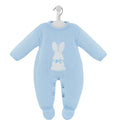 Knitted Bunny Onesie - Blue