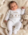 Rocking Horse Onesie - White