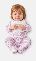 Baby Grow with Attached Bib - Teddy Collection