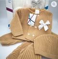 Camel 4pc Knitted Legging Set