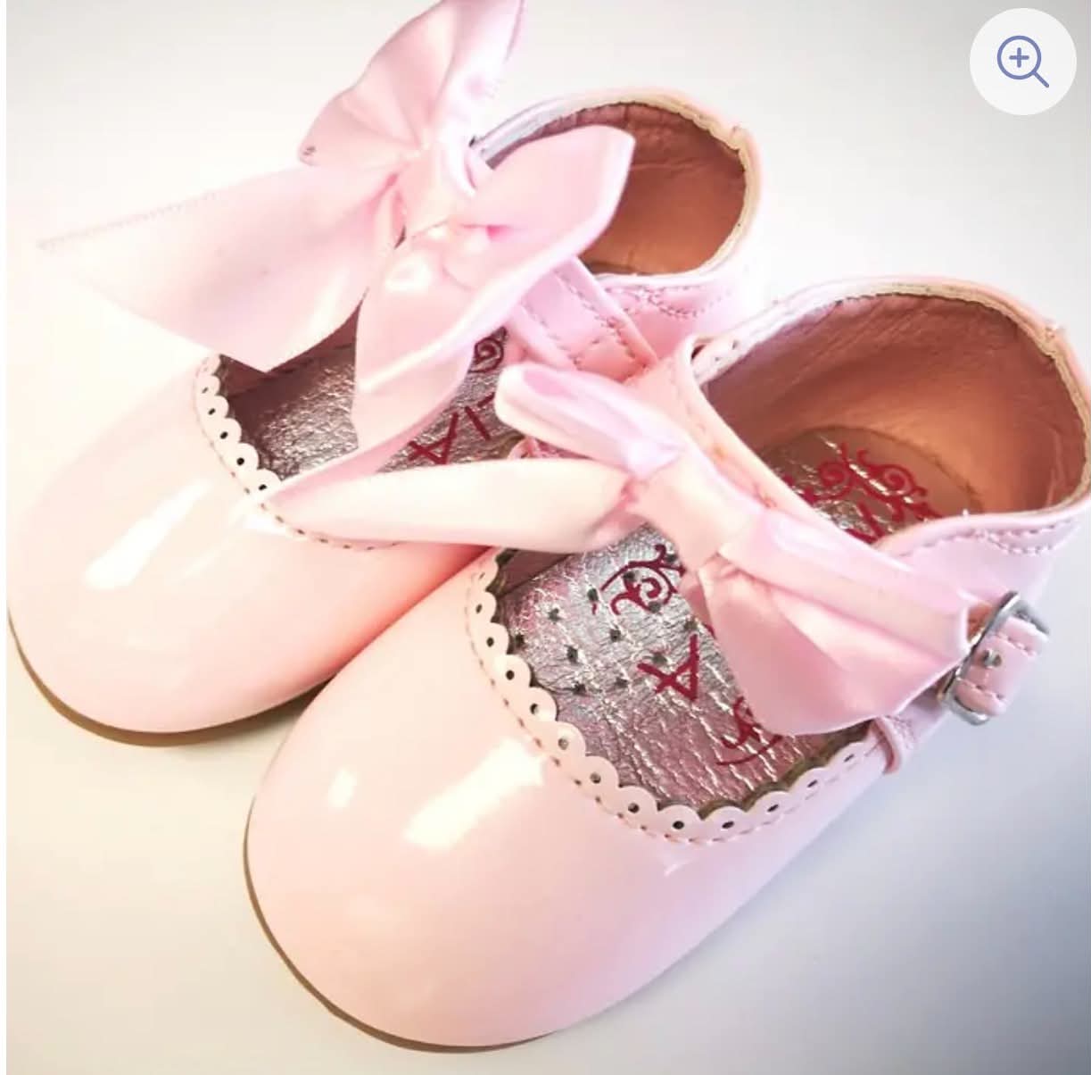 Kylie Satin Bow Shoes - Pink
