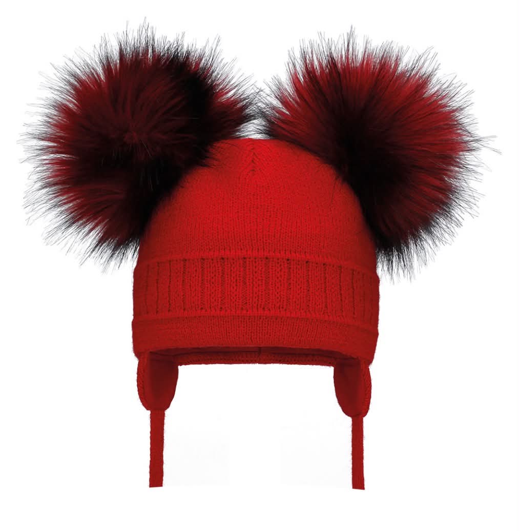 Pom Pom Envy Double Cable - Red
