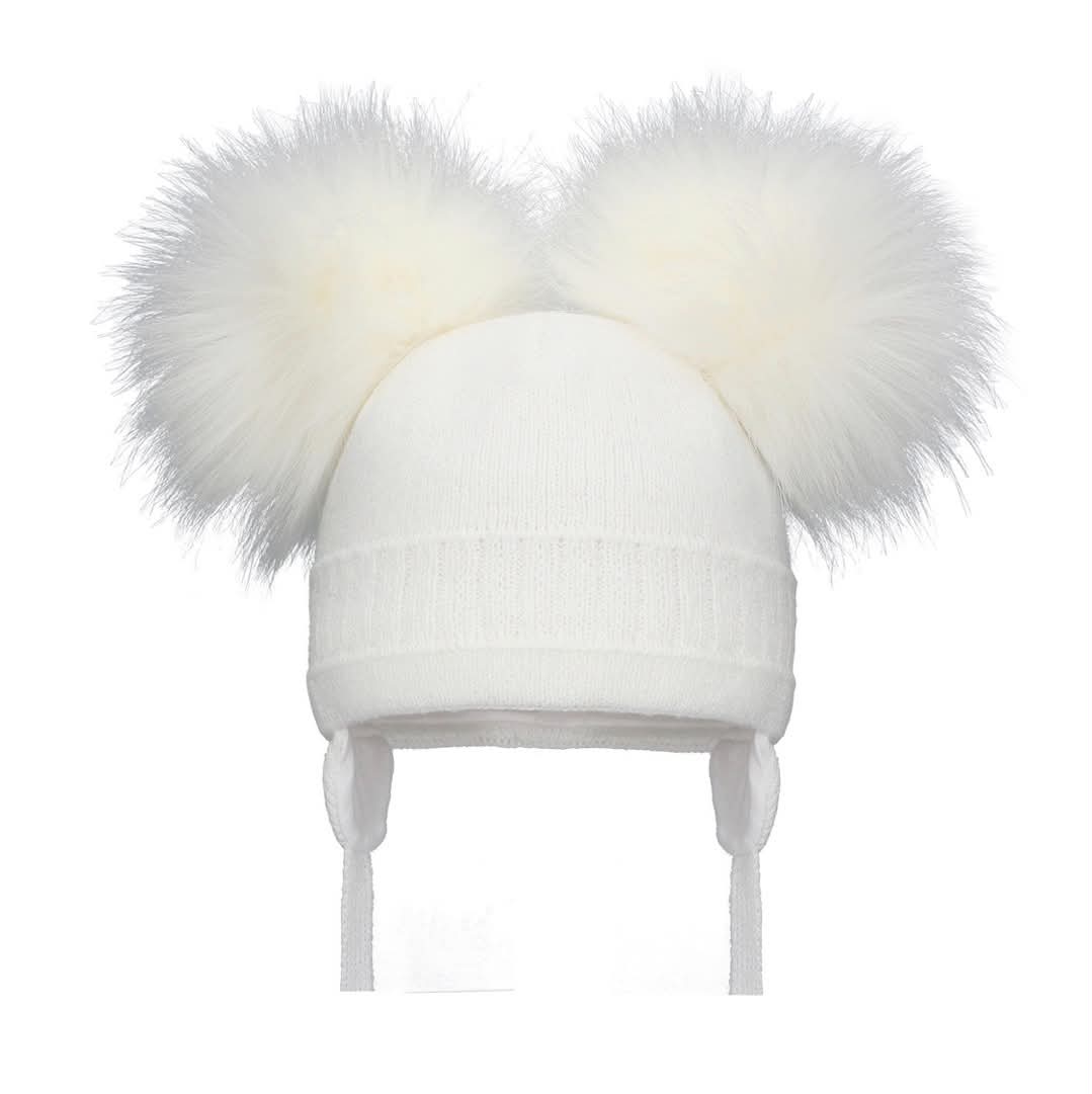 Pom Pom Envy Double Pom Cable - White
