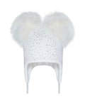 Pom Pom Envy Double Bubble White with Bling
