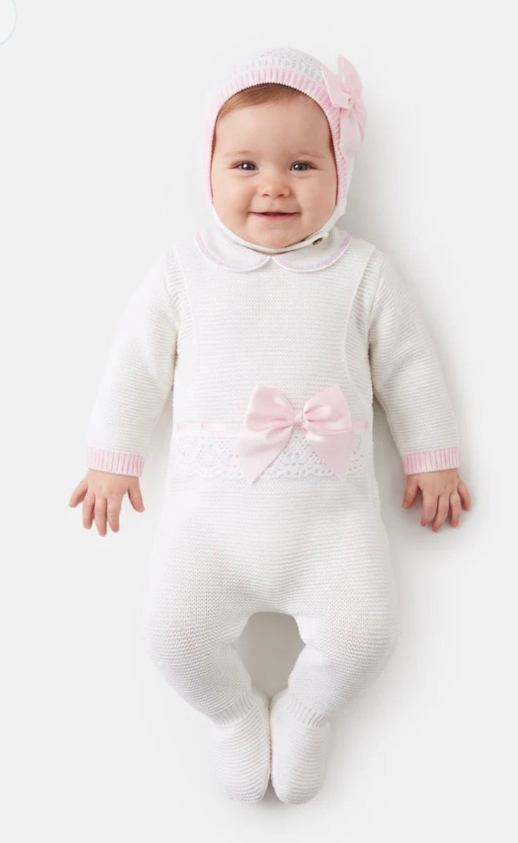 3-Piece Knitted Dungaree Set