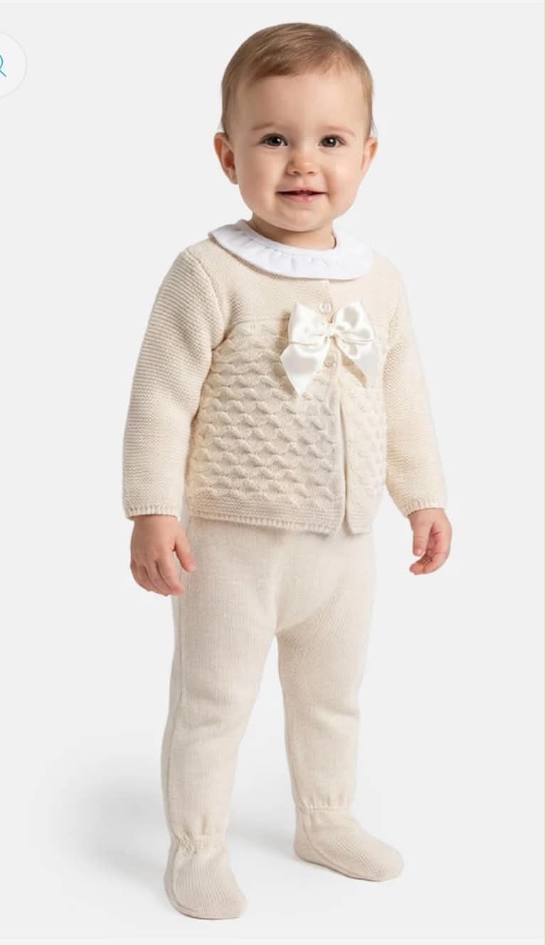 3-Piece Baby Girls Knitted Set