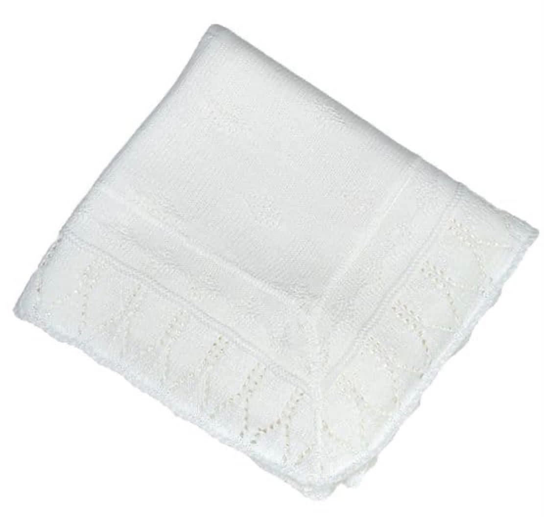 Patterned Baby Shawl