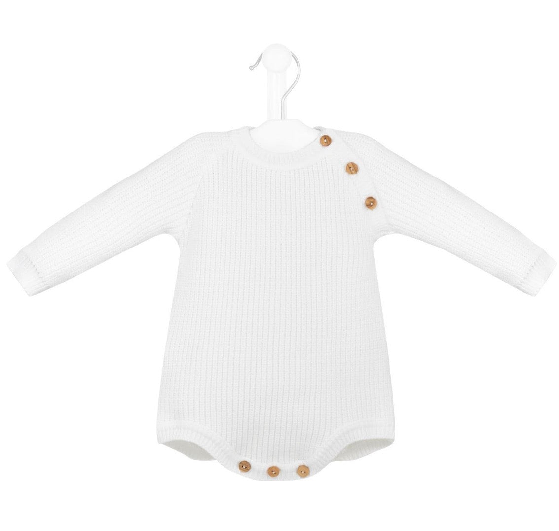 Long Sleeve Knitted Romper