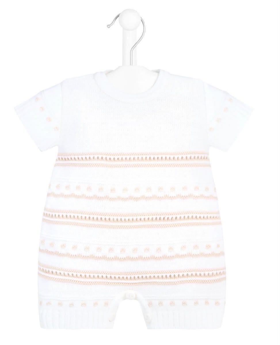 Baby Knitted Pointelle Romper