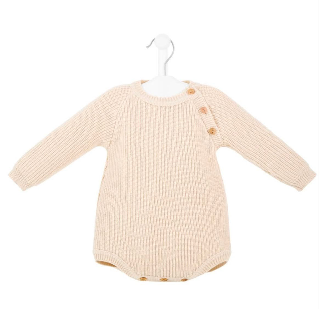 Long Sleeve Knitted Romper