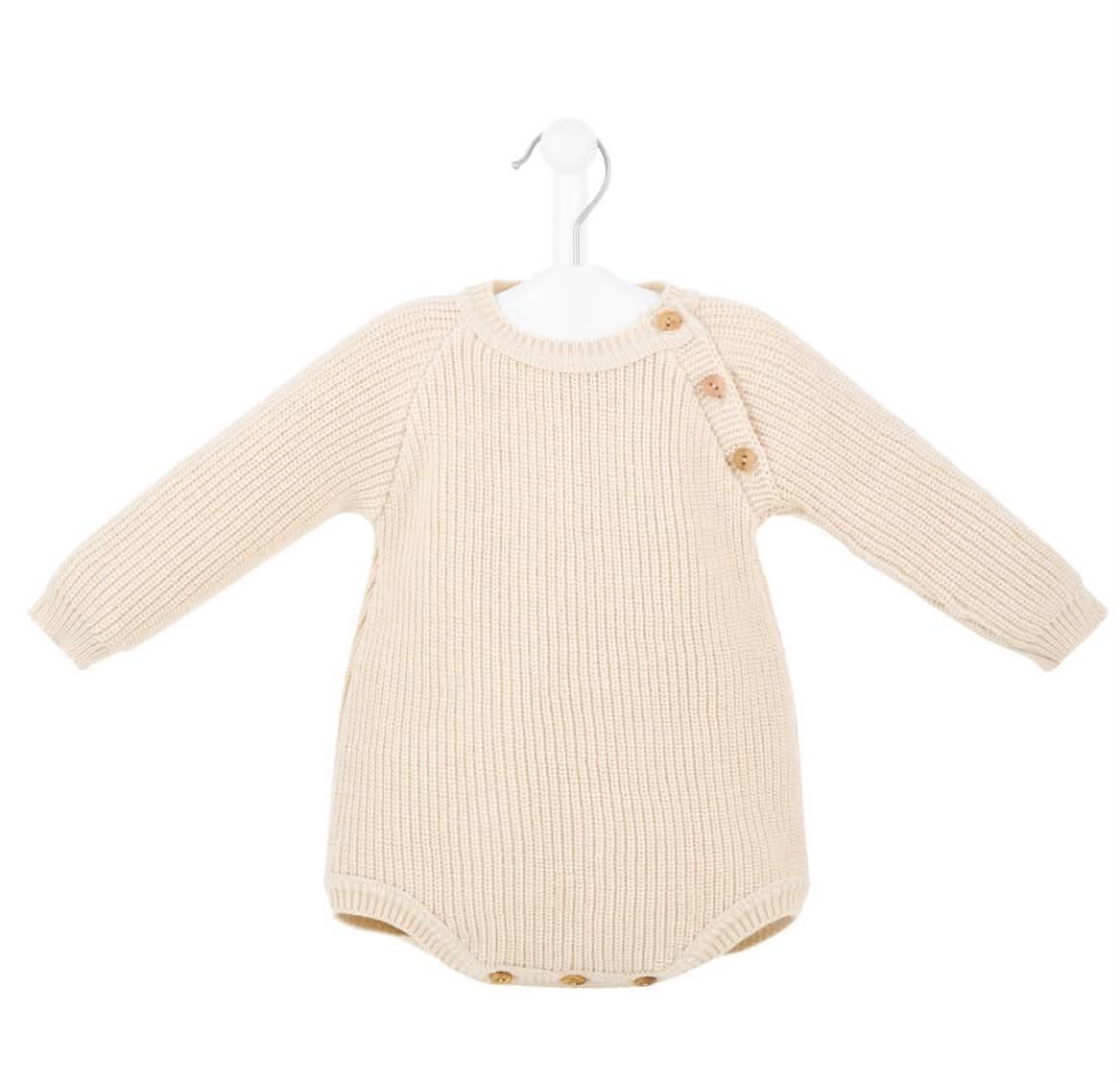 Long Sleeve Knitted Romper