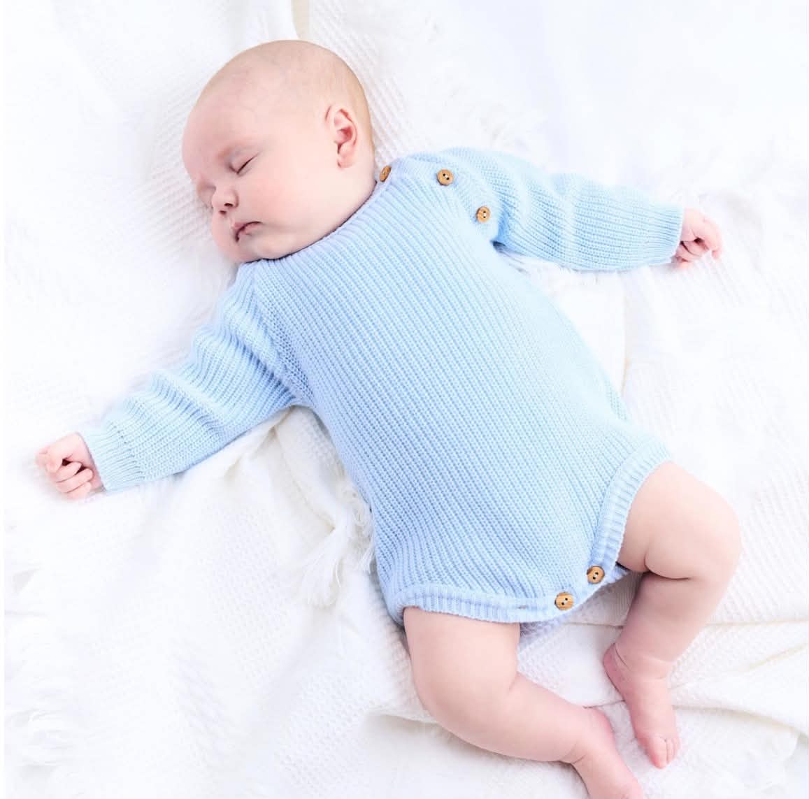 Long Sleeve Knitted Romper