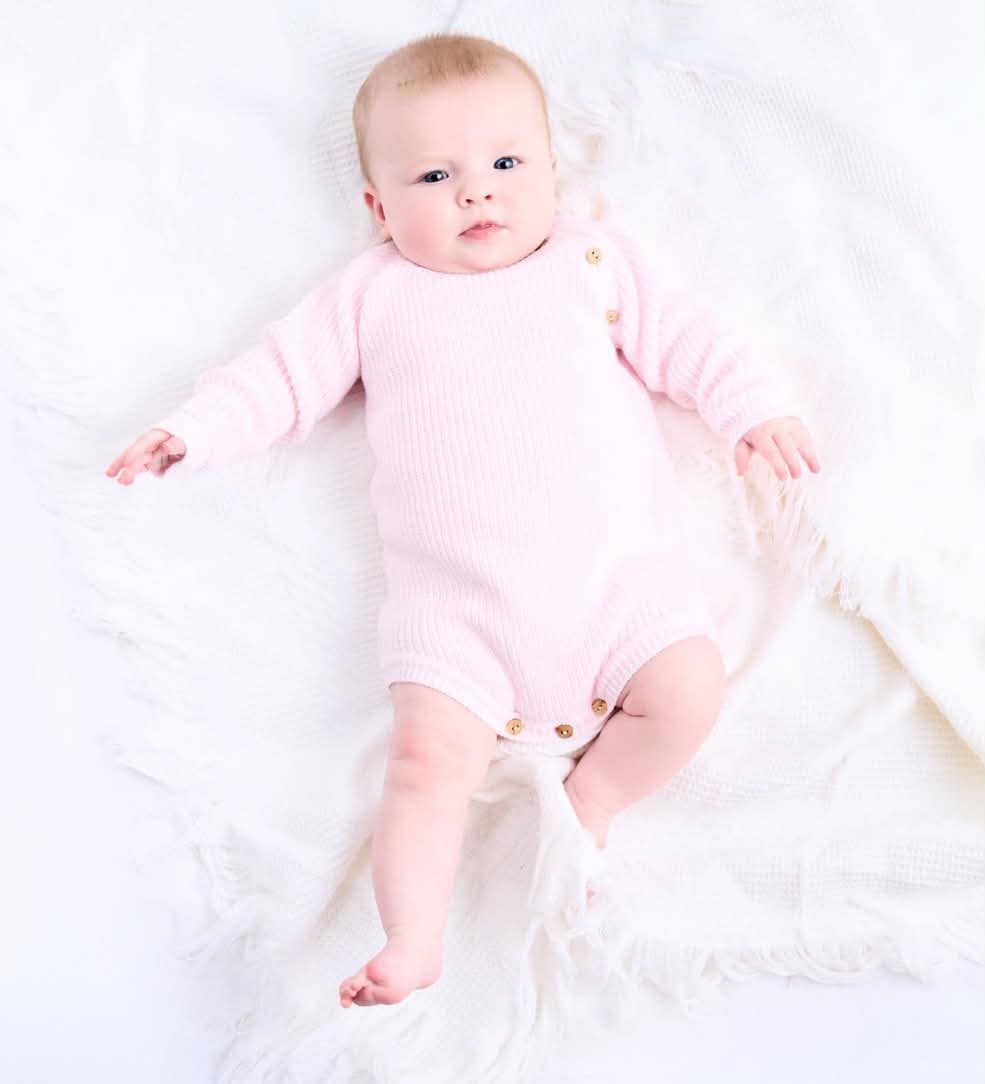 Long Sleeve Knitted Romper