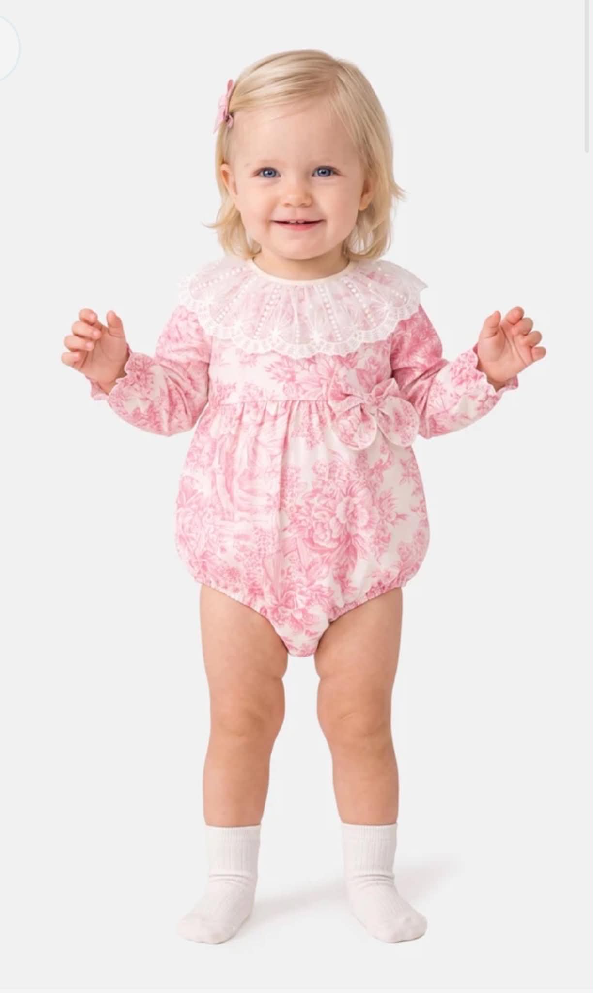 Baby Girl Genoveva Collection Romper