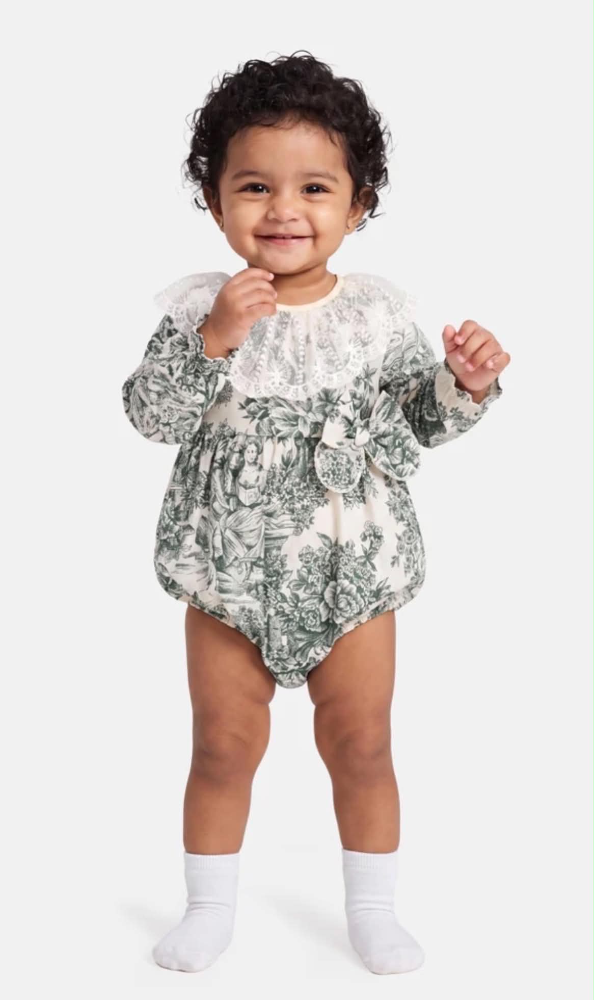 Baby Girl Genoveva Collection Romper