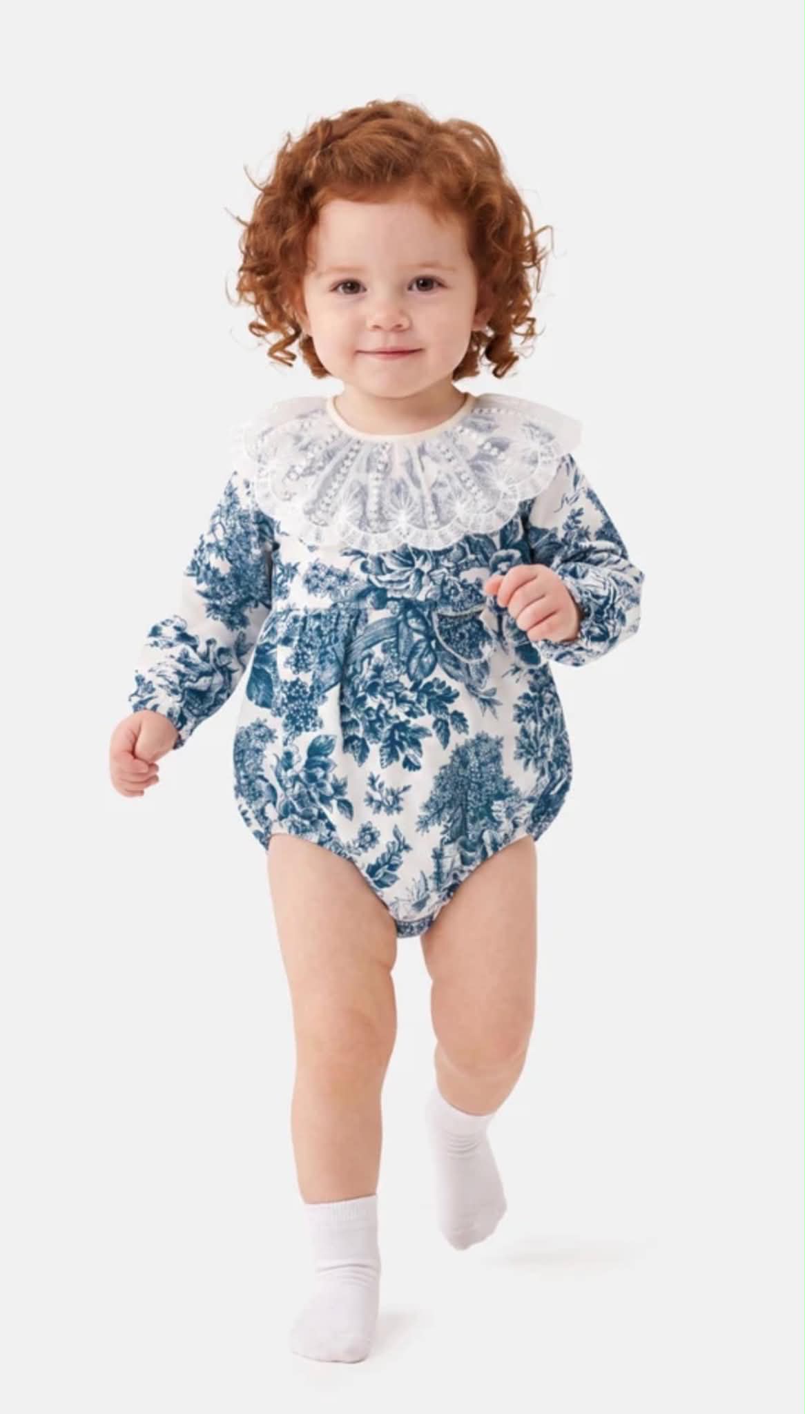 Baby Girl Genoveva Collection Romper