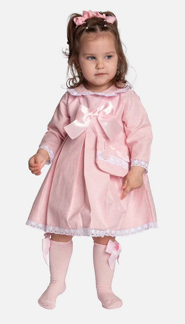 Baby Girl Dress Set with Purse - Dolcie-Mae Collection