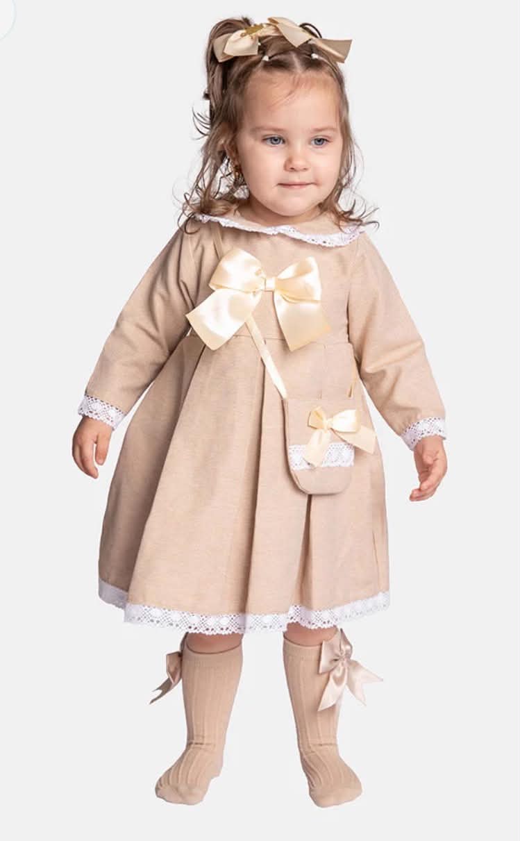 Baby Girl Dress Set with Purse - Dolcie-Mae Collection