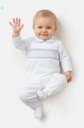 Cotton Baby Grow with Smocked Detail