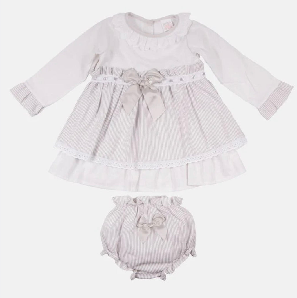 Baby Girl Eva Dress with Bow and Knickers