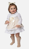 Baby Girl Eva Dress with Bow and Knickers
